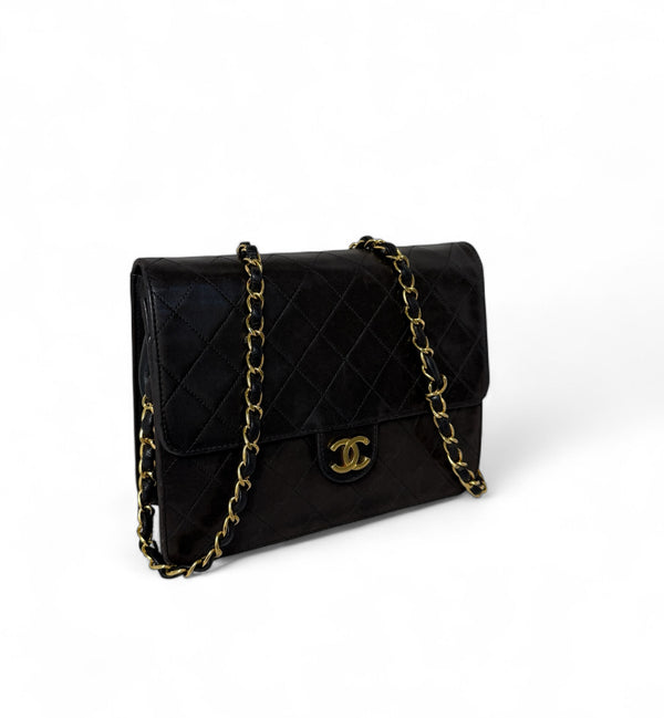 CHANEL CLASSIC SMALL LAMBSKIN MATELASSE ONE FLAP