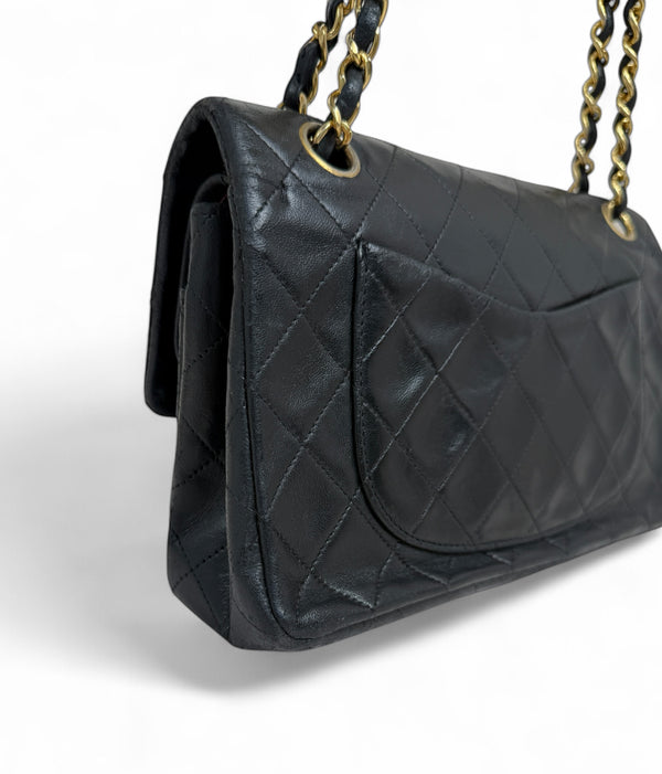 CHANEL MATELASSE LAMBSKIN DOUBLE FLAP