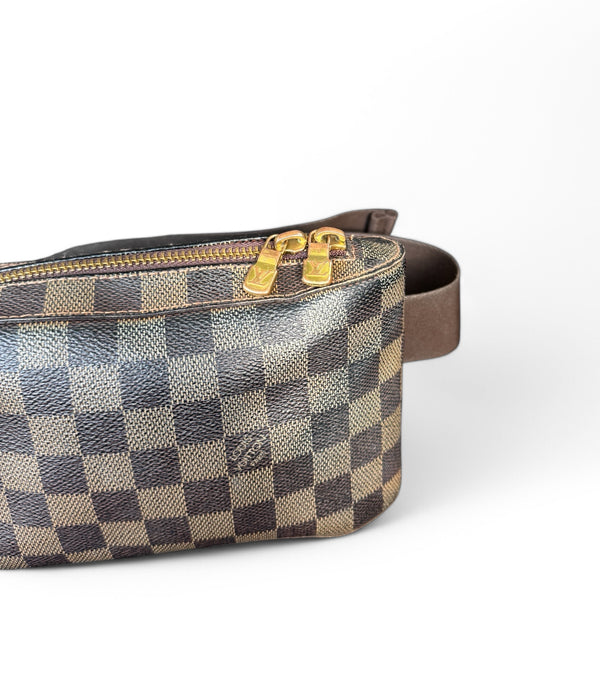 LOUIS VUITTON GERONIMO SLING BAG DAMIER EBENE