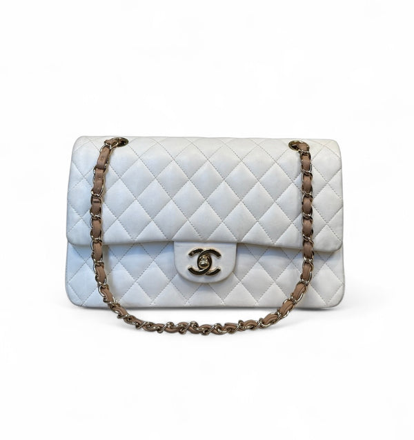 CHANEL MATELASSE DOUBLE FLAP LAMBSKIN MEDIUM