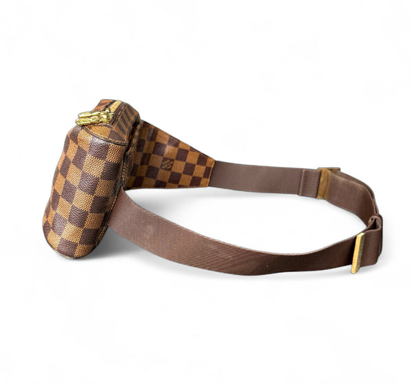 LOUIS VUITTON GERONIMO SLING BAG DAMIER EBENE