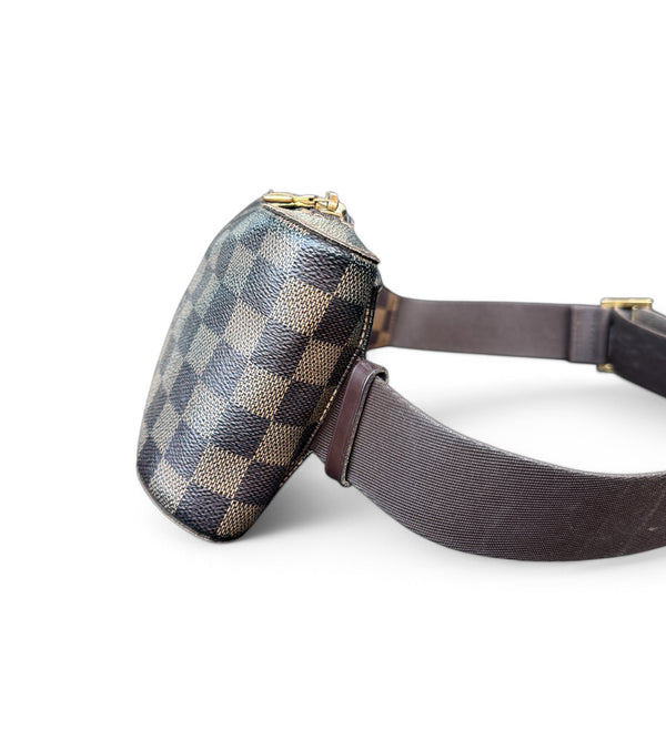 LOUIS VUITTON GERONIMO SLING BAG DAMIER EBENE