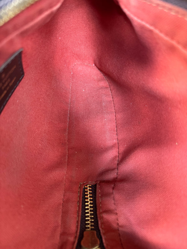 LOUIS VUITTON GERONIMO SLING BAG DAMIER EBENE