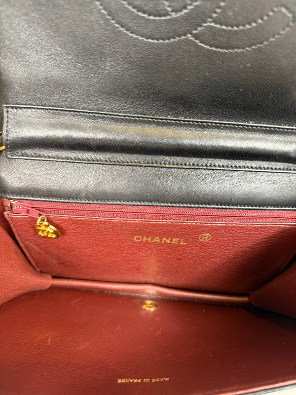 CHANEL LAMBSKIN MATELASSE ONE FLAP