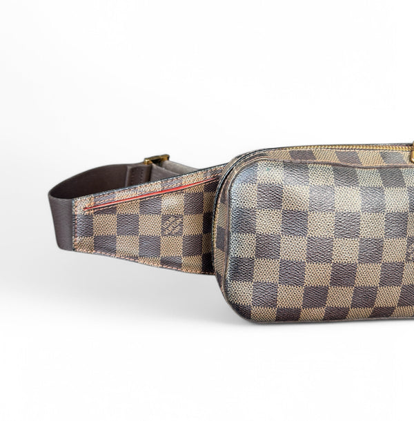 LOUIS VUITTON GERONIMO SLING BAG DAMIER EBENE