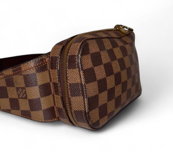 LOUIS VUITTON GERONIMO SLING BAG DAMIER EBENE
