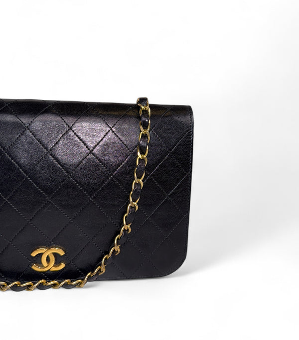 CHANEL LAMBSKIN MATELASSE ONE FLAP