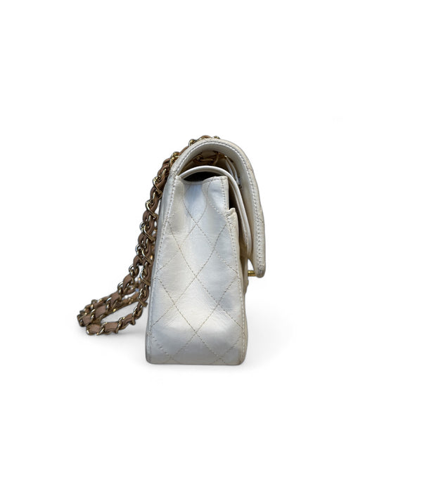 CHANEL MATELASSE DOUBLE FLAP LAMBSKIN MEDIUM