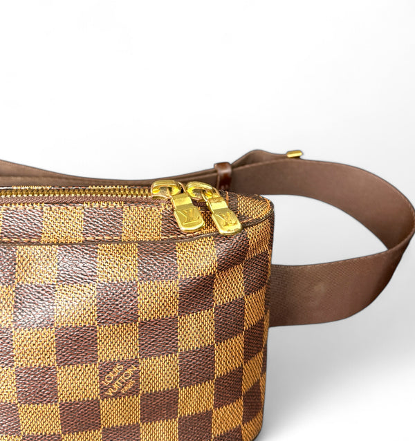 LOUIS VUITTON GERONIMO SLING BAG DAMIER EBENE