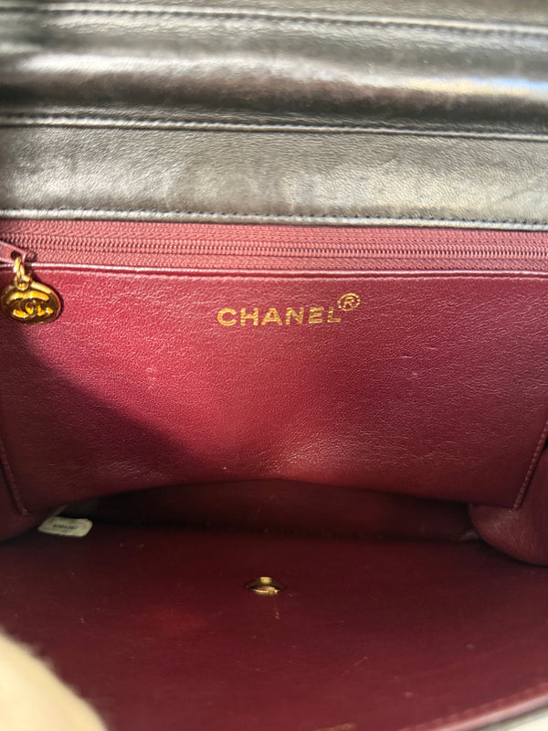 CHANEL CLASSIC SMALL LAMBSKIN MATELASSE ONE FLAP