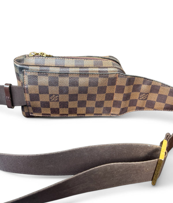 LOUIS VUITTON GERONIMO SLING BAG DAMIER EBENE
