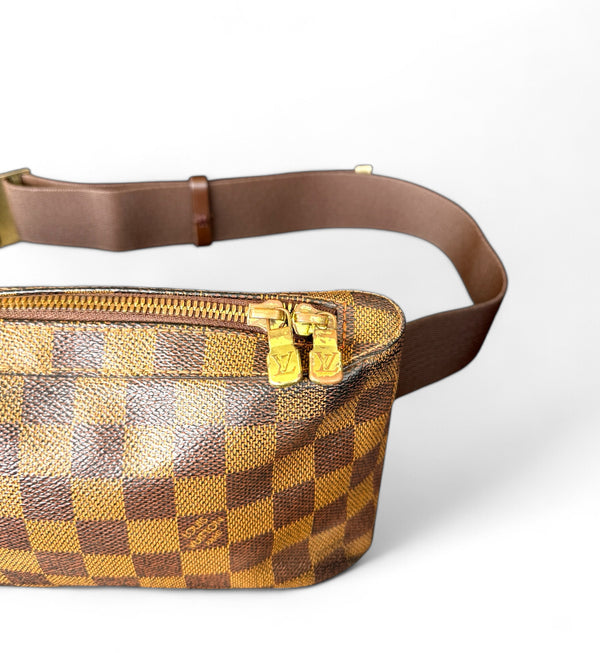 LOUIS VUITTON GERONIMO SLING BAG DAMIER EBENE