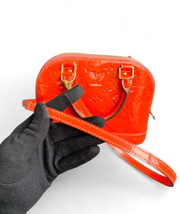 LOUIS VUITTON ALMA BB VERNIS