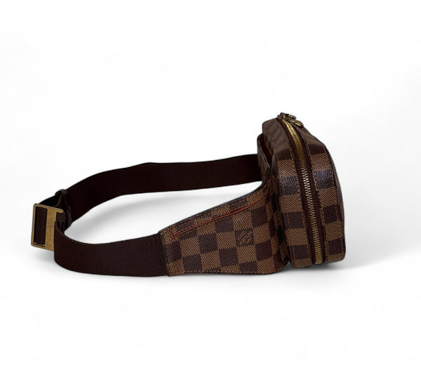LOUIS VUITTON GERONIMO SLING BAG DAMIER EBENE