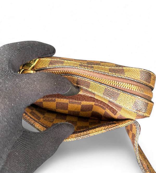 LOUIS VUITTON GERONIMO SLING BAG DAMIER EBENE