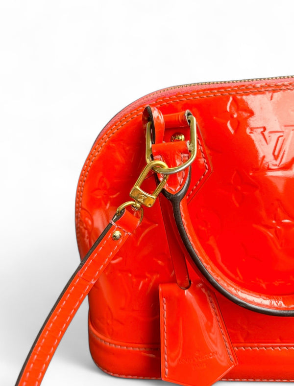 LOUIS VUITTON ALMA BB VERNIS