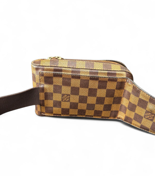 LOUIS VUITTON GERONIMO SLING BAG DAMIER EBENE