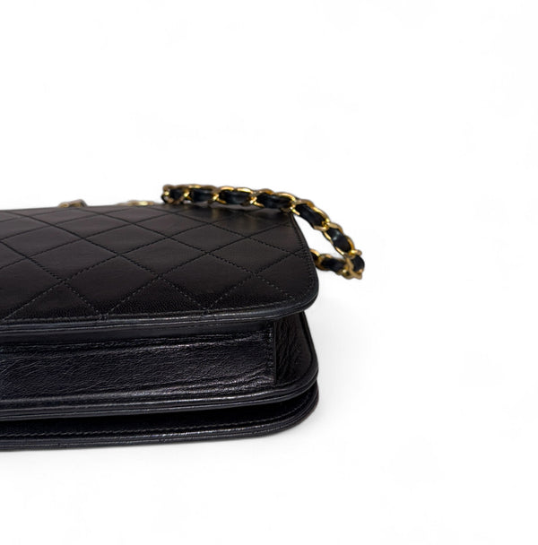 CHANEL LAMBSKIN MATELASSE ONE FLAP