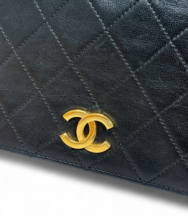CHANEL LAMBSKIN MATELASSE ONE FLAP