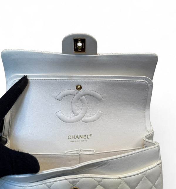 CHANEL MATELASSE DOUBLE FLAP LAMBSKIN MEDIUM