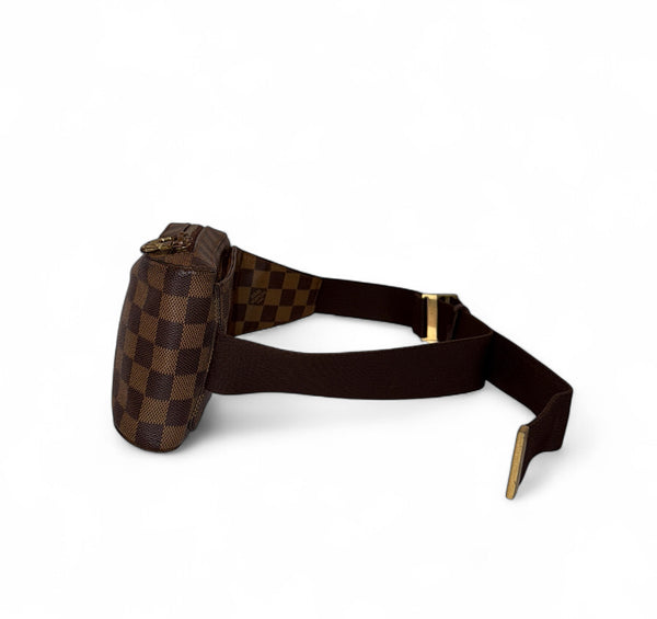 LOUIS VUITTON GERONIMO SLING BAG DAMIER EBENE