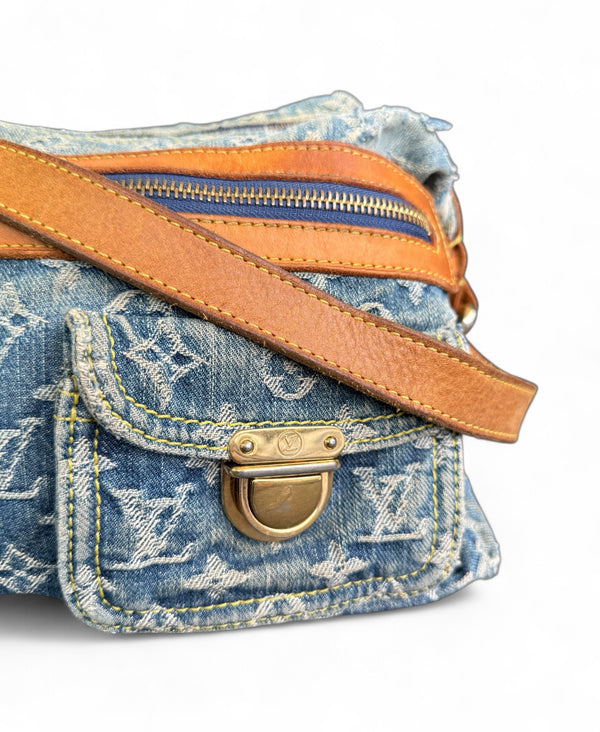 LOUIS VUITTON DENIM BAGGY PM