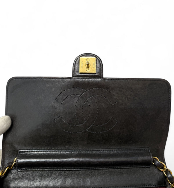 CHANEL CLASSIC SMALL LAMBSKIN MATELASSE ONE FLAP