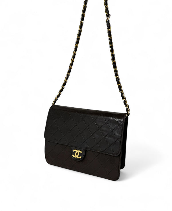 CHANEL CLASSIC SMALL LAMBSKIN MATELASSE ONE FLAP