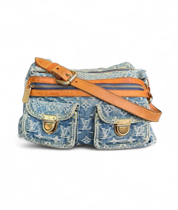 LOUIS VUITTON DENIM BAGGY PM