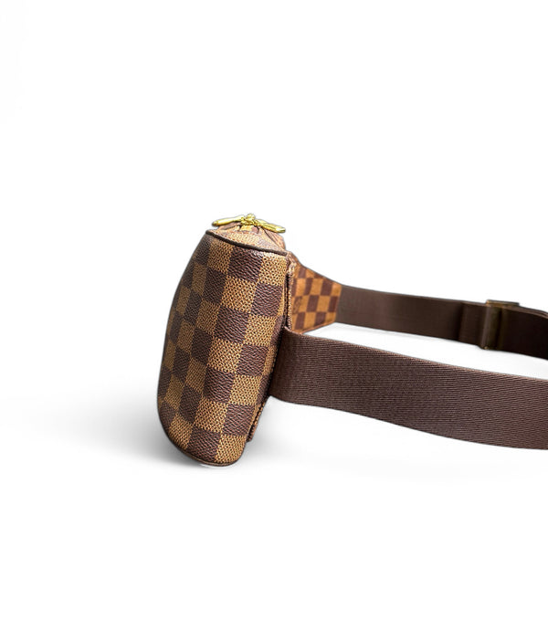 LOUIS VUITTON GERONIMO SLING BAG DAMIER EBENE