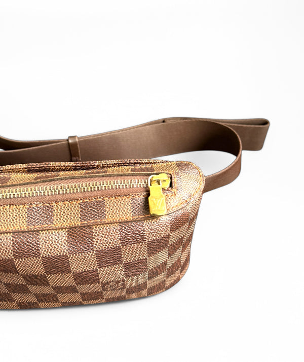 LOUIS VUITTON GERONIMO SLING BAG DAMIER EBENE