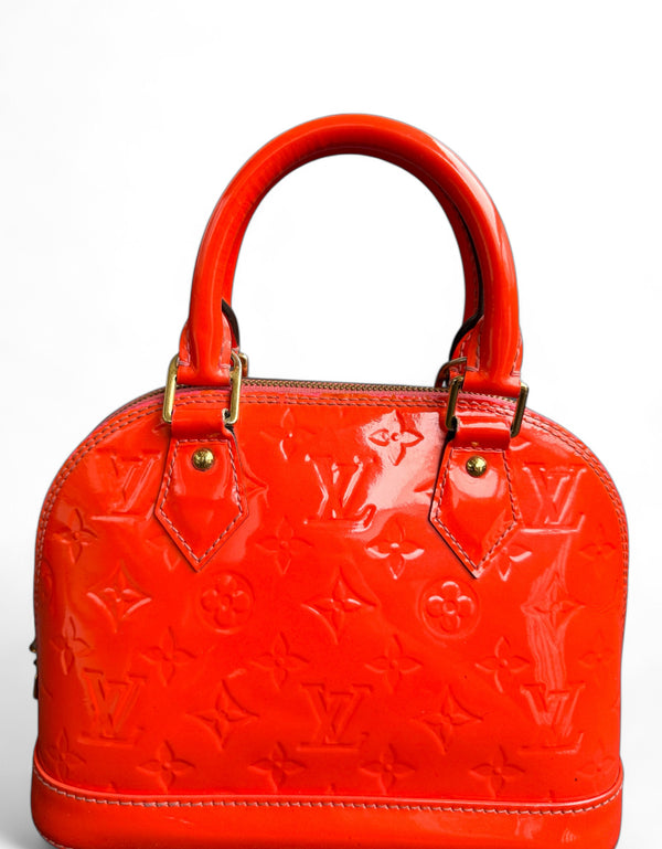 LOUIS VUITTON ALMA BB VERNIS