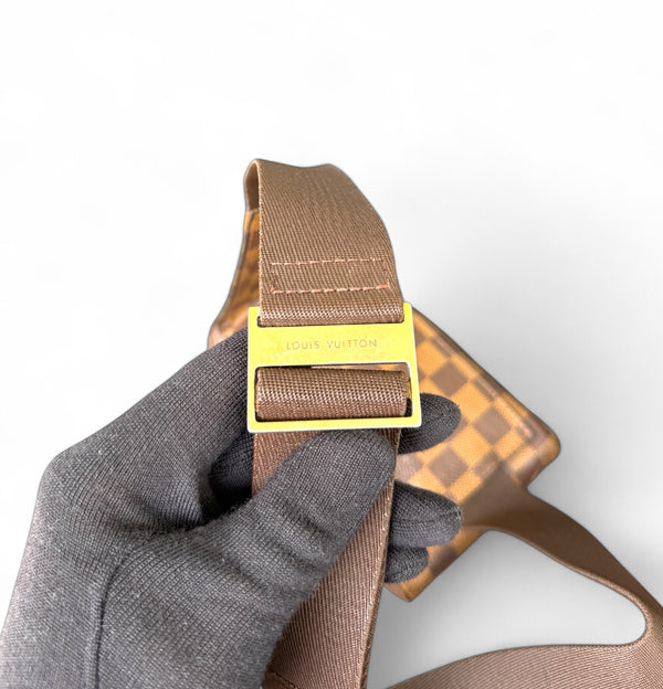 LOUIS VUITTON GERONIMO SLING BAG DAMIER EBENE