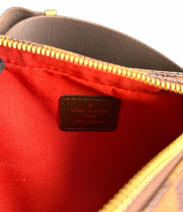 LOUIS VUITTON GERONIMO SLING BAG DAMIER EBENE