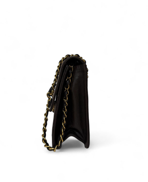 CHANEL CLASSIC SMALL LAMBSKIN MATELASSE ONE FLAP