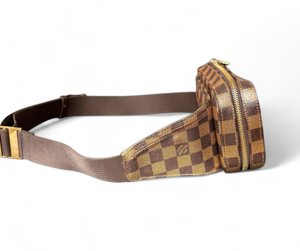 LOUIS VUITTON GERONIMO SLING BAG DAMIER EBENE