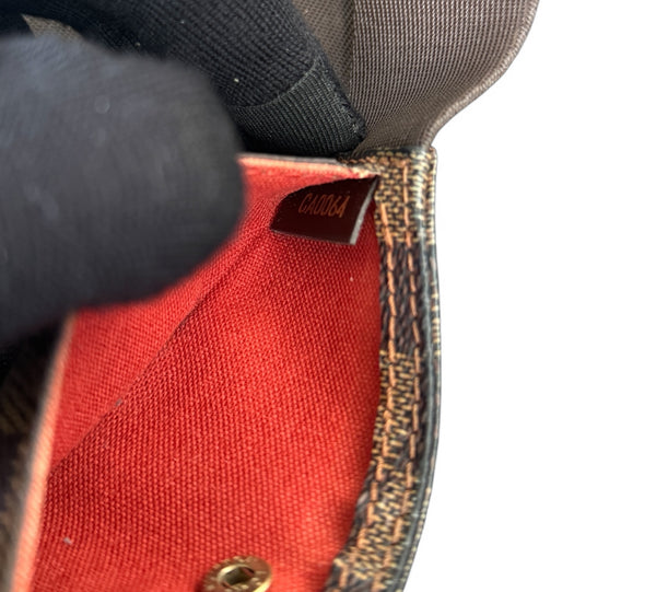 LOUIS VUITTON GERONIMO SLING BAG DAMIER EBENE