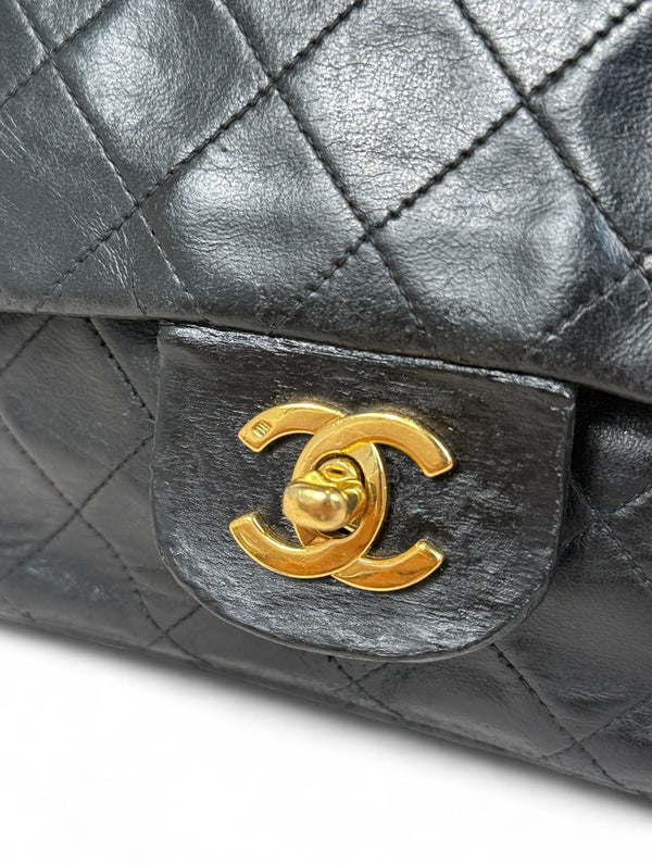 CHANEL MATELASSE LAMBSKIN DOUBLE FLAP