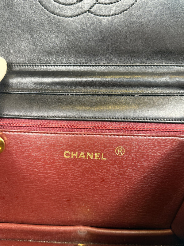 CHANEL LAMBSKIN MATELASSE ONE FLAP