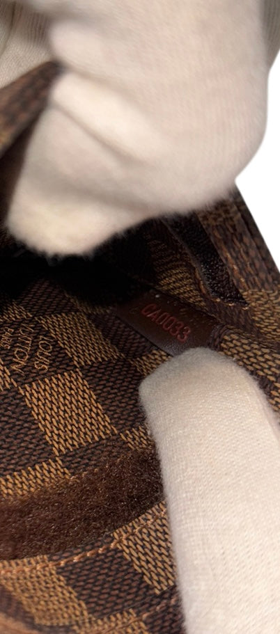 LOUIS VUITTON GERONIMO SLING BAG DAMIER EBENE