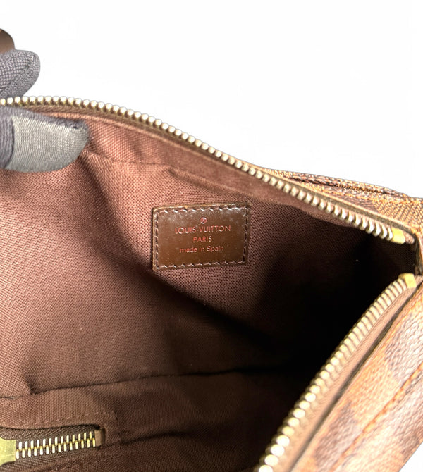 LOUIS VUITTON GERONIMO SLING BAG DAMIER EBENE