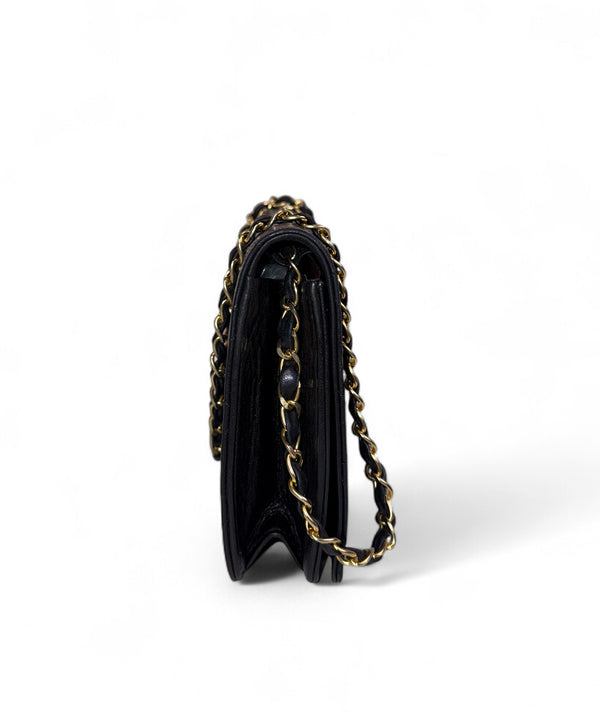 CHANEL LAMBSKIN MATELASSE ONE FLAP