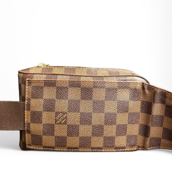LOUIS VUITTON GERONIMO SLING BAG DAMIER EBENE