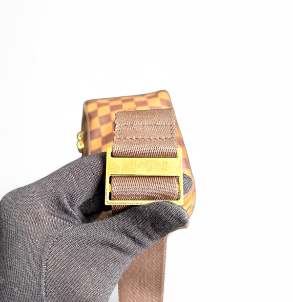 LOUIS VUITTON GERONIMO SLING BAG DAMIER EBENE