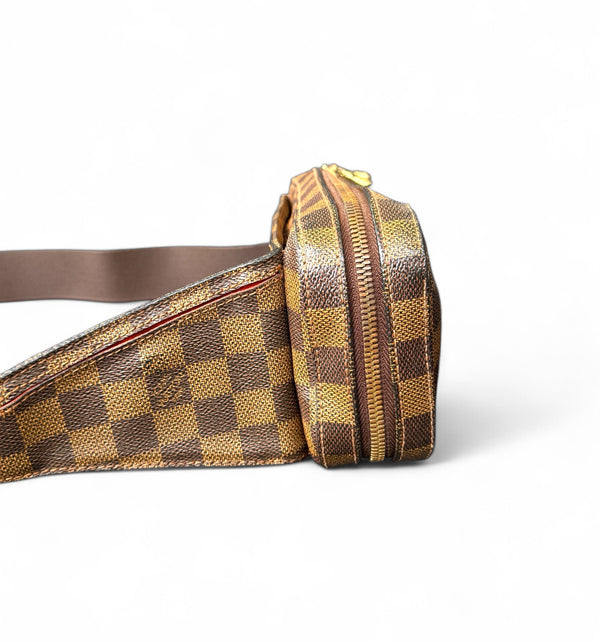 LOUIS VUITTON GERONIMO SLING BAG DAMIER EBENE