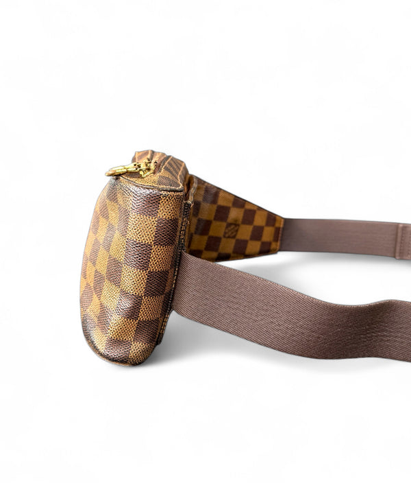 LOUIS VUITTON GERONIMO SLING BAG DAMIER EBENE