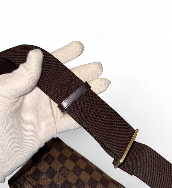 LOUIS VUITTON GERONIMO SLING BAG DAMIER EBENE