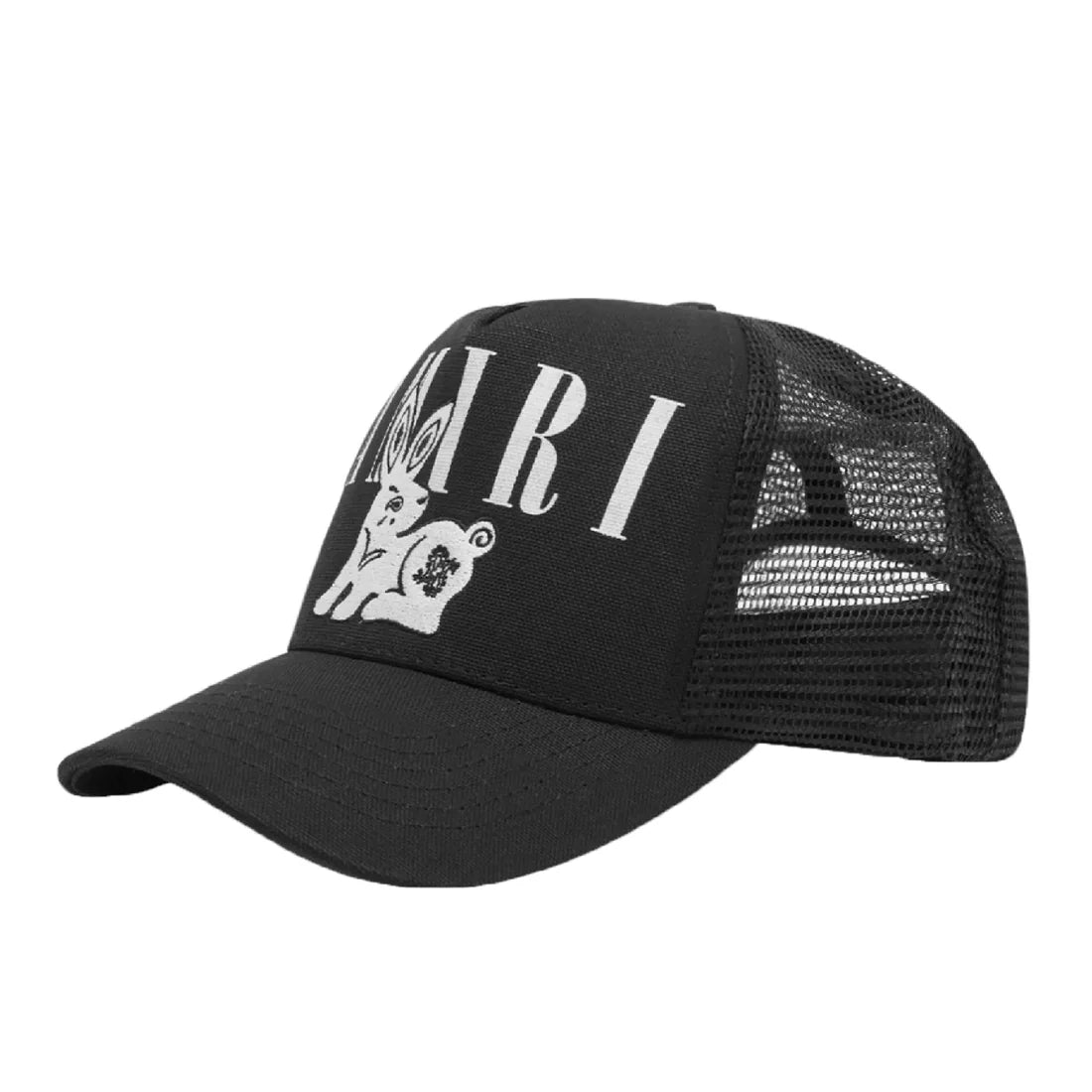 AMIRI BANDANA RABBIT TRUCKER CAP