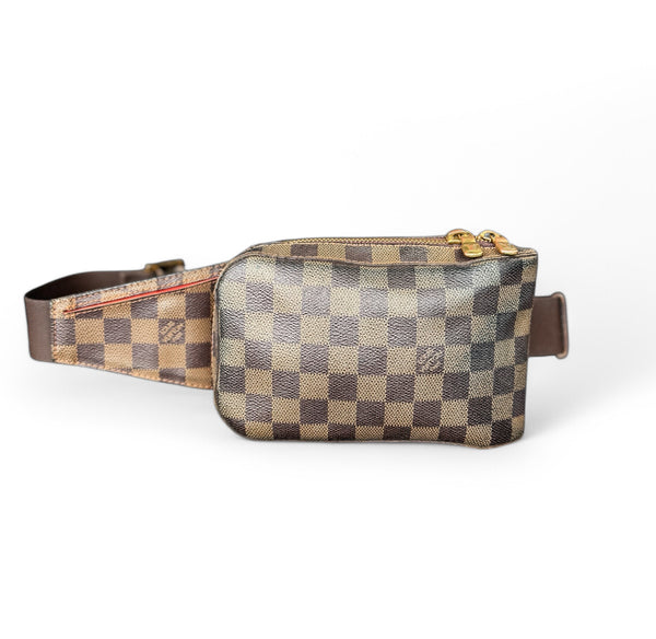LOUIS VUITTON GERONIMO SLING BAG DAMIER EBENE