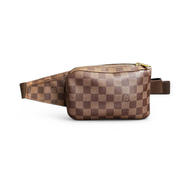 LOUIS VUITTON GERONIMO SLING BAG DAMIER EBENE